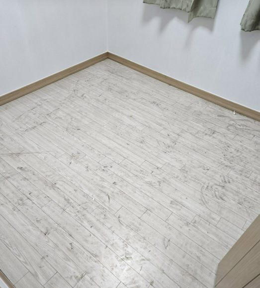 마루 코팅 시공 전